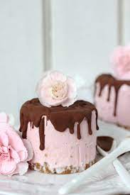 frozen yogurt erdbeer tortchen einfacher nachtisch kuchen und torten leckereien