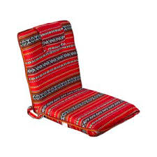 كرسي قابل للطي مربع 110 44 10سم ظهرمرتفع Living Accents العلامات التجارية Saco Store