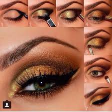 gold smokey eye tutorial by jessica
