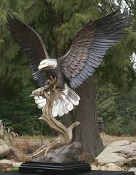 Bronze Bald Eagle Sculpture By Mike Curtis Bronze Eagle Sculpture Wood Carving Art Animal Sculptures