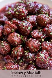 Cranberry Meatballs Slow Cooker Recipe Cranberry Meatballs Cranberry Sauce Homemade Holiday Appetizers