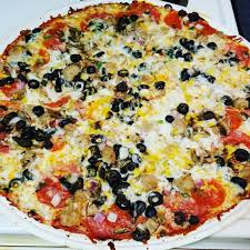 As I Mentioned Earlier Dominos Wouldn T Do A Crustless Pizza So I Went To Papa Murphy S And Got The Murphy Crustless Pizza Eating Out Low Carb Hashimoto Diet