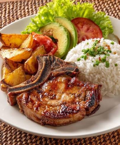 chuleta/grilled pork chop