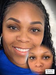 ✨ Wake up with perfect brows every day! ✨Ombre Powder Brows give a soft,  natural makeup look that lasts a few years. Would you want that?😉  #browsbymaddie