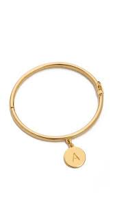 Kate Spade New York Bezel Set Polished Bangle Bracelet Kate Spade Charm Letter Bangle Bracelet Bijoux
