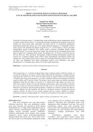 Isi dari refleksi diri ini kurang lebihnya adalah: Pdf Media Scrapbook Sebagai Jurnal Refleksi Untuk Meningkatkan Kemampuan Kognitif Dan Regulasi Diri