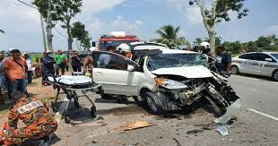 Despite the development and being the state capital. Polis Cedera Kenderaan Terbabas Langgar Pokok