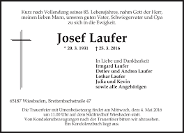 Ten v roce 1936 nastoupil jako dobrovolník v občanské válce ve španělsku. Traueranzeigen Von Josef Laufer Www Vrm Trauer De