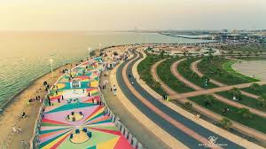 كورنيش جيزان Field Basketball Court Baseball Field