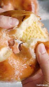 パリッとモチっと ブリュレドーナツ レシピ 動画 レシピ 動画 レシピ 食べ物のアイデア ドーナツレシピ