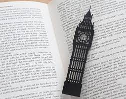 Big Ben Silhouette Laminated Papercut England Bookmark Bookmarks Handmade Bookmark Craft Creative Bookmarks