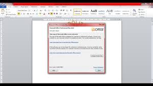 How To Fix Product Activation Failed Microsoft Word Youtube