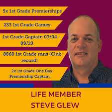 SFCC is proud to announce that at the recent AGM, three new Life Members  were inducted. Steven Glew is a true club legend whose impact at the club,  particularly during the successful