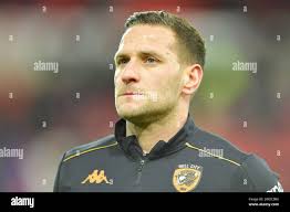 Hull City's Billy Sharp during the Sky Bet Championship match between  Sunderland and Hull City at the Stadium Of Light, Sunderland