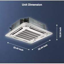 The ceiling cassette is ideal for light commercial applications which require comfort control in large, open spaces. Ch 24 24msphct 230vi Ch48msph230vo Cooper Hunter Dual 2 Zone 24000 24000 Ductless Mini Split Ceiling Cassette Air Conditioner Heat Pump With 25ft Installation Kit