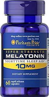 Amazon Com Puritan S Pride Super Strength Melatonin 10mg Rapid Release Capsules 60 Count Health Personal Care Melatonin Vicks Vaporub Uses Puritans Pride