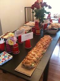 Birthday Dinner Birthday Party Food For Adults Friends Theme Food Friends Bridal Shower Friends Party Office Birthday Party