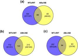 Venn Diagrams Showing The Comparison Of Proteome Changes Of