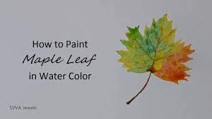 Max and poppy love to run through them and it's very funny because some areas are so deep that max almost drowns in them. How To Paint Autumn Maple Leaf In Watercolor Youtube