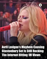 Avril Lavigne caused mayhem at her Glastonbury debut last month as 70,000  people flocked to The Other Stage to witness her 12-song set of greatest  hits. The hype was wild as the