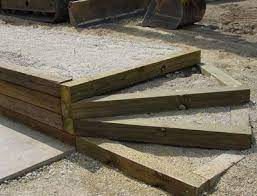 Exceptional Pressure Treated Landscape Timbers 4 6x6 Pressure Treated Landscape Timbers Landscape Timbers Sloped Backyard Timber Landscaping
