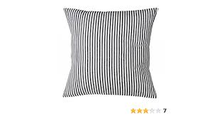 Black and white striped decorative pillows. Amazon Com Pillow Covers Pillow Shams Black And White Beach Pillows Decorative Throw Pillows 18 Striped Home Kitchen