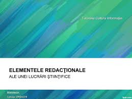 Este ultimul an si ati vrea sa va petreceti mai mult da, este lucrarea de licenta. Pdf Elementele Redactionale Ale Unei Lucrari Stiintifice