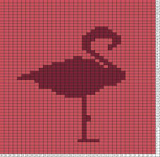 Tricksy Knitter Charts Flamingo Knitting Charts Loom