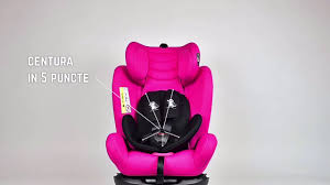 Scaun Auto Riola Cu Isofix Crocodile 0 36 Kg Pozitie Somn 135 Grade Youtube