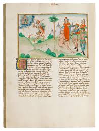 The Bible Historiale Is One Of The Principle Works Of Medieval Literature In This French Translation It Unites All The Books Of The Old And New Testament