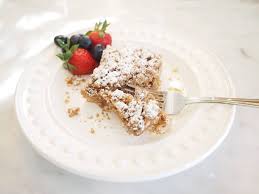 Sometimes there is a ribbon of cinnamon running through the middle of the cake, and sometimes the cake is dusted with a bit of powdered sugar. Best Starbucks Copycat Coffee Cake The Fresh Cooky