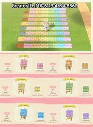 See more ideas about path design, stall designs, animal crossing qr. Colorful Paths Designed By Luna Of Lunar Isle Acnh Custom Designs