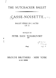 We did not find results for: The Nutcracker Ballet Op 71 Tchaikovsky Pyotr Imslp Free Sheet Music Pdf Download