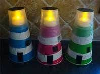 Familyembellishments Com Leuchtturm Basteln Kerzen Basteln Basteln