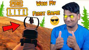 Won My First Game In Pubg Lite Pc Youtube