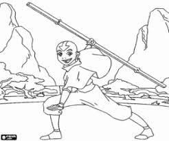 Avatar the last airbender color page. Avatar The Last Airbender Coloring Pages Printable Games