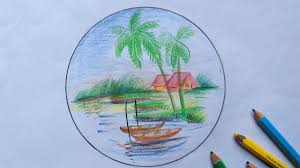 This guide is perfect for all art enthusiasts, especially beginners. Simple Colored Pencil Landscape Seeding Technique Easy Colored Pencil Sketching For Beginners Youtube