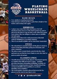 Maybe you would like to learn more about one of these? Rules Auburn Wheelchair Basketball