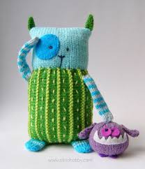 When a child's basic needs are met, they can focus on their education and have a better opportunity to break the cycle of poverty. Knitted Monster With His Dog Olinohobby