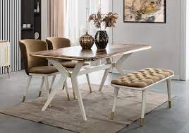 Jacob chairs, set of 2, cherry by beechwood mountain llc (5) $200$238. Casa Padrino Luxury Art Deco Dining Room Set Brown White Gold 1 Dining Room Table 4 Dining Chairs 1 Bench Art Deco Dining Furniture
