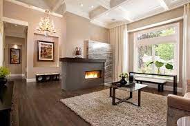 Maybe you would like to learn more about one of these? Benjamin Moore Stone Hearth Living Room Paint Freestanding Fireplace Living Room Transitional