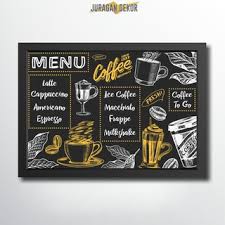 Check spelling or type a new query. Hiasan Dinding Wall Decor Coffee Menu 1 Bingkai Pigura Dekorasi Rumah Dapur Cafe Kopi Shopee Indonesia