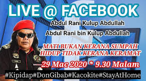 Does the name abdul rani kulup abdullah ring a bell? Ayahanda Rani Kulup Fans Home Facebook