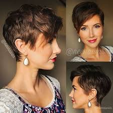 Pixie Pixie Sac Kesim Modelleri Pixiesac Pixiekesim Thick Hair Styles Hair Styles Short Brown Hair