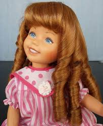 Jullien 10-11" Light Ginger wig, Monique, Long Curls, with bangs, Full Cap 