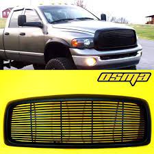02 03 04 05 Dodge Ram 1500 2500 3500 Black Abs Billet Front Hood Grille Grill Dodge Ram 1500 Dodge Ram Ram 1500