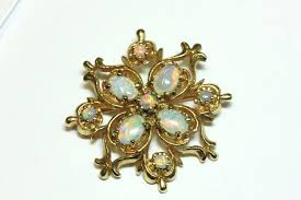 opal brooch