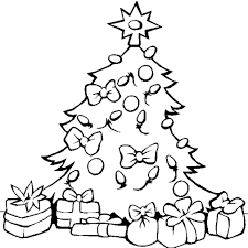 Vous cherchez de quoi divertir vos petits bouts avant le jour j ? Coloriage Sapin De Noel Et Ses Cadeaux En Ligne Gratuit A Imprimer