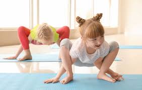 The postures serve as an inspiration guide, but please encourage the children's creativity. 5 Fun And Easy Yoga Poses For Kids Therapy Tree Speech Physical Occupational Therapy