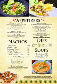 Chinese food lovers can now choose from our full service menu, from appetizers to soups and our wide variety of entrees. San Jose Mexican Restaurant Menu In Elizabethtown North Carolina
